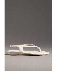 By Anthropologie - Microwedge Thong Sandals - Lyst