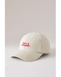 By Anthropologie - He's A Keeper Embroidered Baseball Cap - Lyst