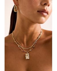 Anthropologie - Delicate Beaded Layered Necklace - Lyst
