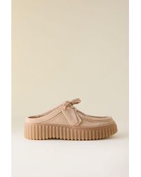 Clarks - Clarks Torhill Nubuck Mules - Lyst