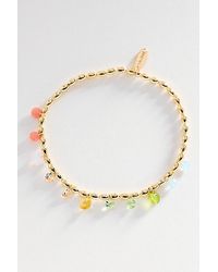 By Anthropologie - Plated Floating Crystal Bracelet - Lyst