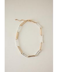 By Anthropologie - Mixed Metal Chain Bracelet - Lyst