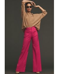 Maeve - The Colette Full-Length Wide-Leg Trousers By - Lyst