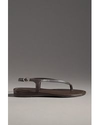 By Anthropologie - Microwedge Thong Sandals - Lyst