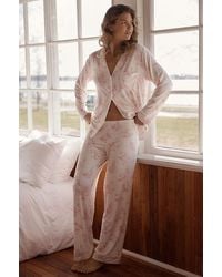 Eberjey - Gisele Long-Sleeve Printed Pyjama Set - Lyst