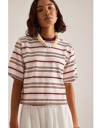 By Anthropologie - Boxy Stripe T-Shirt - Lyst