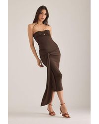 Bardot - Laverne Strapless Midi Dress - Lyst