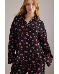 Sleeper - Poppies Pyjama Shirt - Lyst