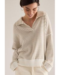 Barbour - Aylesby Stripe Collared Jumper - Lyst