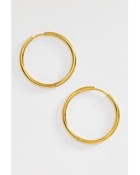 By Anthropologie - Water-Resistant Hoop Earrings - Lyst