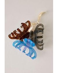 Anthropologie - Assorted Resin Claw Clips, Set Of 3 - Lyst