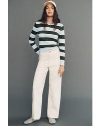 Maeve - The Colette Full-Length Wide-Leg Trousers By Corduroy Edition - Lyst