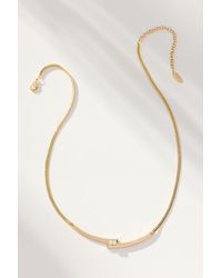 By Anthropologie - Overlap Tube Necklace - Lyst