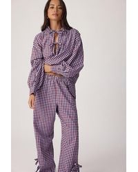 Damson Madder - Floki Flannel Long Pyjama Set - Lyst