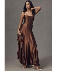 Mare Mare - Emmy Satin Corset Maxi Dress - Lyst