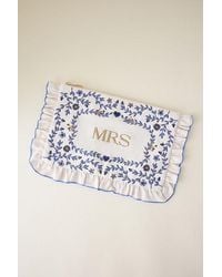 Elizabeth Scarlett - X Anthropologie Mrs Embroidered Pouch - Lyst