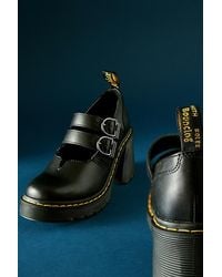 Dr. Martens - Eviee Leather Heeled Mary Jane Shoes - Lyst