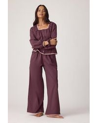 TBCo - Cotton-Linen Long Pyjama Set - Lyst