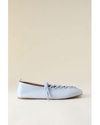 Maeve - Tie-Up Grommet Ballet Flats - Lyst