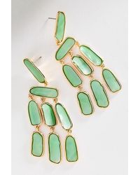 By Anthropologie - Colourful Stone Drop Earrings - Lyst