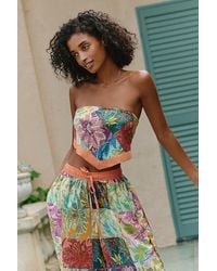 Celandine - Strapless Scarf Top - Lyst