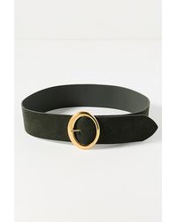 By Anthropologie - Wide Oval Buckle Belt - Lyst