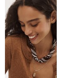 By Anthropologie - Scarf & Chain Necklace - Lyst