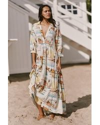 Celandine - The Carolita Printed Tiered Shirt Dress By - Lyst