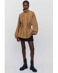 By Anthropologie - Funnel-Neck Cinched Jacket - Lyst