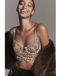 Anthropologie - Sequin Bralette - Lyst