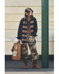 By Anthropologie - Striped Hooded Scarf - Lyst