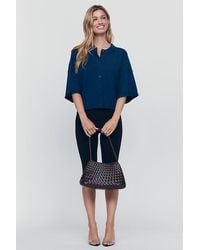 By Anthropologie - The Goldie Crew-Neck Cashmere Jumper: Cardigan Edition - Lyst