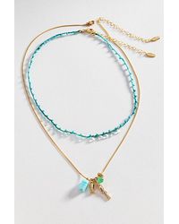 By Anthropologie - Threaded Layered Necklaces, Set Of 2 - Lyst