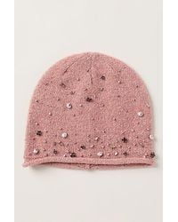 By Anthropologie - Cuffless Embellished Beanie - Lyst