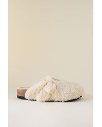 Birkenstock - Boston Big Buckle Shearling Clogs - Lyst