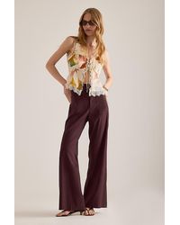 Maeve - Jude Linen-Blend Stretch Trousers - Lyst