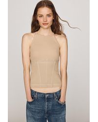 Pilcro - High-Neck Tank Top - Lyst