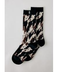 UGG - Gianni Animal Print Crew Socks - Lyst