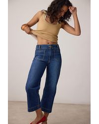 Maeve - The Colette Crop Wide-Leg Jeans By - Lyst