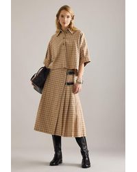 Barbour - Hollington Tartan Midi Skirt - Lyst