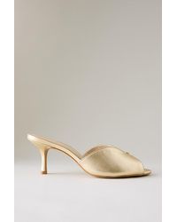 Maeve - Peep Toe Kitten Heels - Lyst