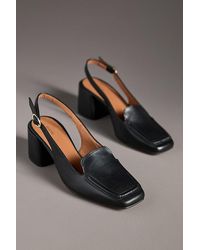 Maeve - Slingback Loafer Block Heels - Lyst