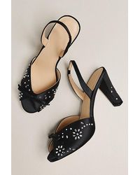 Maeve - Slingback Crystal Heels - Lyst