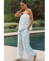 Celandine - Printed Wide-Leg Trousers - Lyst
