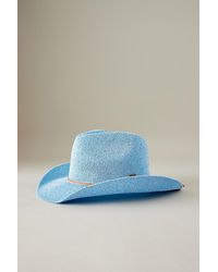 Anthropologie - Sparkle Straw Cowboy Hat - Lyst