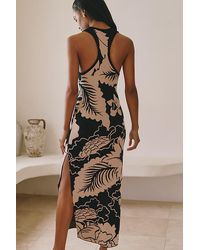 Sunday In Brooklyn Sleeveless Knitted Midi Dress in Red | Lyst UK