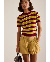 By Anthropologie - Georgie Stripe Knit Top - Lyst