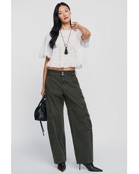 Pilcro - Aero Wide-Leg Cargo Pants By - Lyst