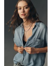 Cloth & Stone - Breezy Buttondown Blouse - Lyst