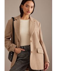 SELECTED - Britt Oversized Wool-blend Blazer - Lyst